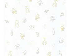 Vliestapete 35845-2 Little Stars Babysachen weiß