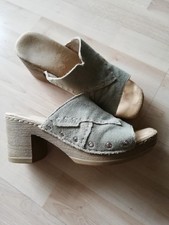 Rieker Pantolette Gr 37 Grün (67087)