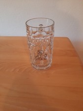Masskrug  Brauerei Lang Bier Krug Glas Bierseidl 0,5 Liter
