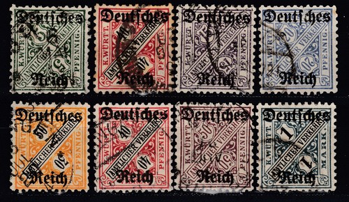 Deutsches reich dienstmarken - deutsches,
