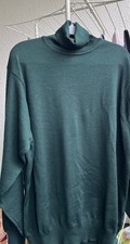 GIANNI BUGLI MILANO Luxus Pullover KASCHMIR + SEIDE + WOLLE Gr-48 Neuwertig!