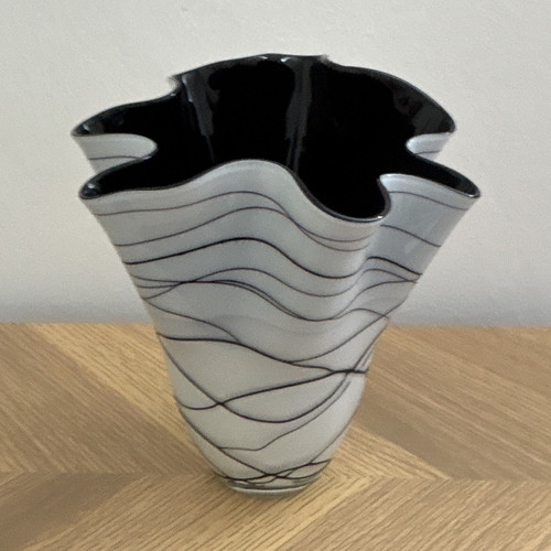 Kunstglas vase aus - vase,