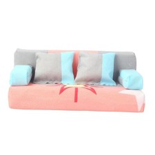 Puppenhaus-Sofa-Kissen-Set