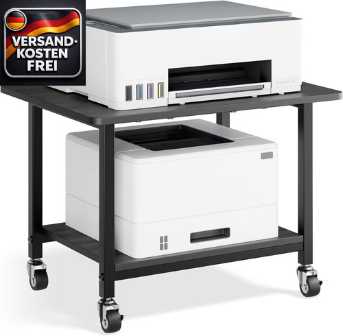 Druckertisch mit rollen und - mit,