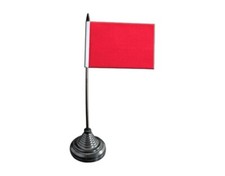 Tischflagge Einfarbig Rot rote