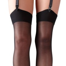 Plus Size Strapse Strümpfe L