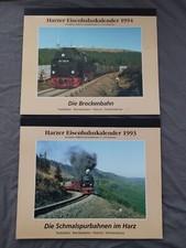 Harzer Eisenbahnkalender 1993 + 1994 Brockenbahn Schmalspurbahnen Harz Brocken