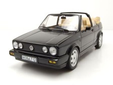 VW Golf 1 Cabrio 1992 schwarz Modellauto 1:18 Norev
