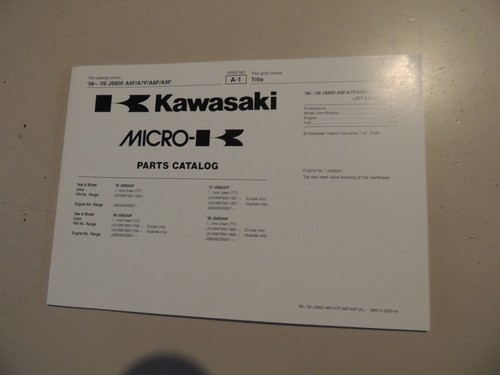 Parts catalog kawasaki jet ski - catalog,
