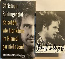 Christoph Schlingensief signiert Buch Original Unterschrift Autogramm TV Krebs
