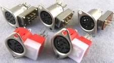 NOS DIN Einbau Stecker Kupplung HiFi mit Schaltfunktion #DIN-Einbau-Schalt1
