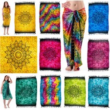 Sarong + GRATIS SARONGSCHNALLE über 300 Designs im Shop Sari Lungi Wickeltuch