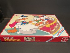 Walt Disney Jumbo Puzzle 35 Teile, Donald Duck mit Tick, Trick und Track