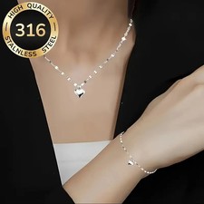 Herzschmuck-Set für Damen –