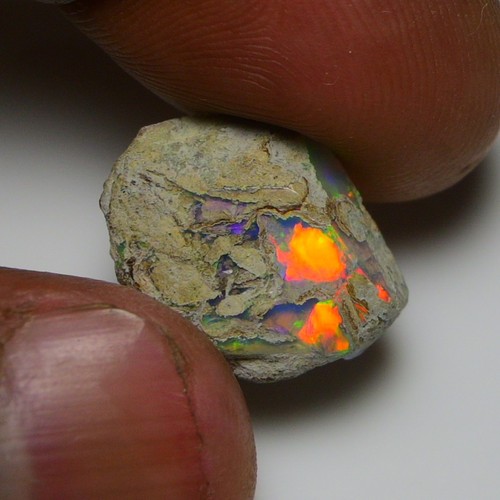 Glatter weißer opal grob 00 - glatter,