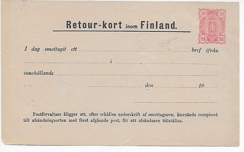 Retour kort för finland - för,
