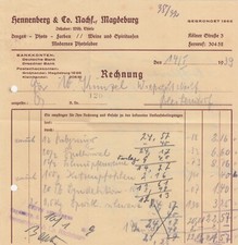 MAGDEBURG, Rechnung 1939