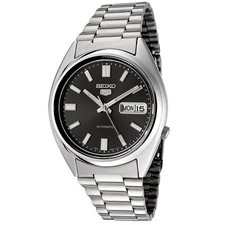 Seiko schwarzes zifferblatt - schwarzes,