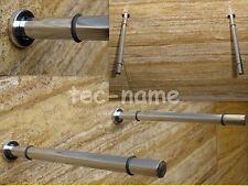 2x GLAS REGAL BODEN REGALBODENHALTER GLASREGAL WANDHALTERUNG GLASBODEN VERCHROMT