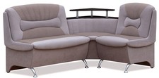 Eckbank stoff gepolstert - eckbank,