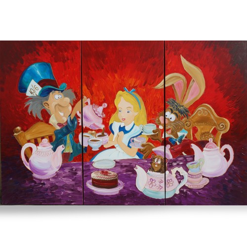 Original acrylgemälde alice - original,