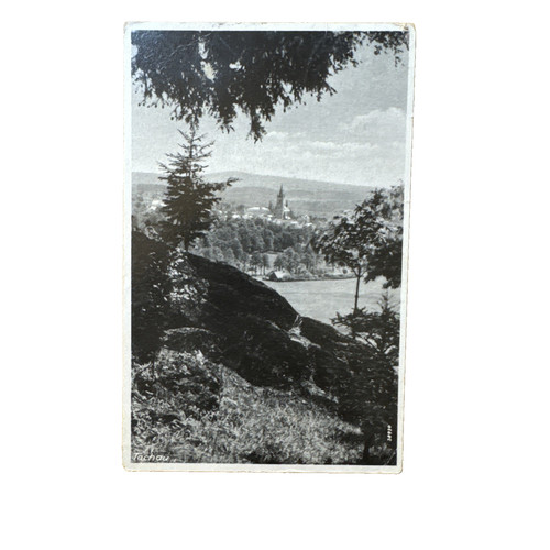 Ansichtskarte postkarte tachau - ansichtskarte,