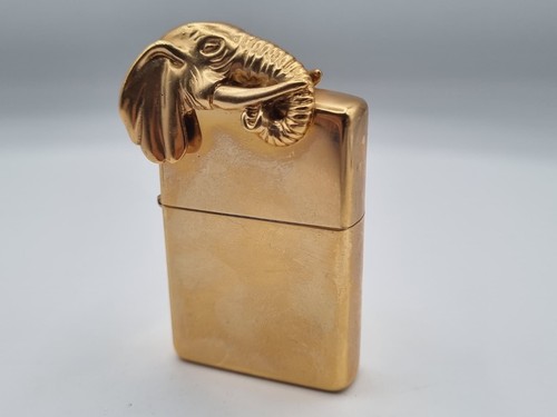 Zippo gold plated elephant - gold,