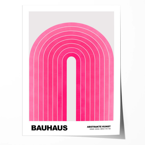 Poster bauhaus abstrakte - poster,