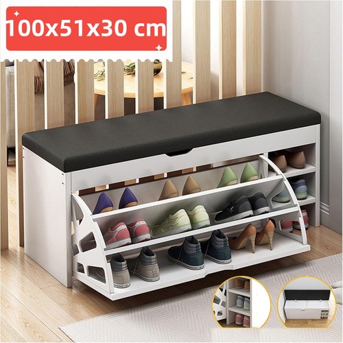 Schuhschrank mit sitzfläche - schuhschrank,