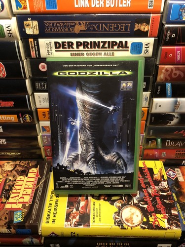 Godzilla vhs videokassette pal - vhs,