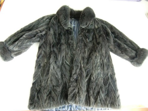 Pelzjacke blaufuchs 38 - pelzjacke,