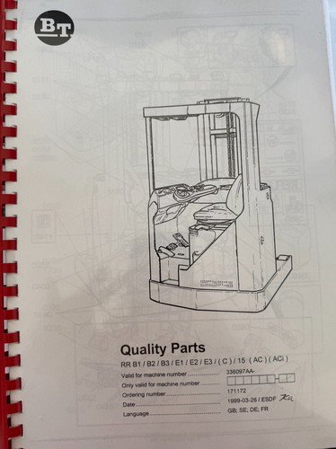 Ersatzteilbuch bt - -,