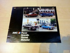 AMC Prospekt USA 1980 in DEUTSCH  Pacer Gremlin Hornet Matador Broschüre America