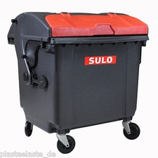 Mini-Müllcontainer grau mit