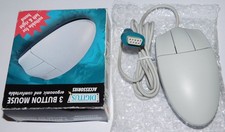 Serielle Maus RS232 Serial Mouse D-SUB 9 polig Kugelmaus 3 Tasten Button