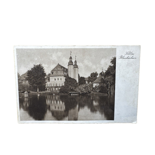 Postkarte schloss blankenhain - schloss,