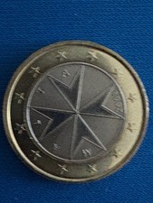1 Euro Münze Malta 2008 m