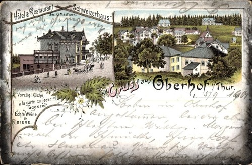 Litho oberhof thüringer - oberhof,