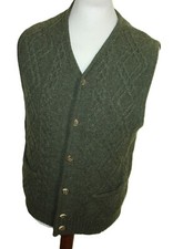 SIGI SCHEIBER trachten weste walk GR  50 herren oktoberfest wiesn tirol wolle