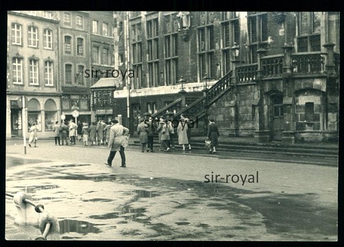 Aachen 1959 eingang treppe - -,