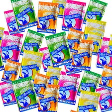 Ahoj Brause Pulver 10er Paket Beutel Himbeer Orangen Zitronen Waldmeister Vegan