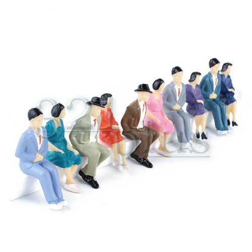 Stk sitzende figuren spur - 10, stk.
