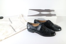 Moreschi by Larrivet – elegante schwarze Lederschuhe – Größe 9½ (ca. 43) – rahme