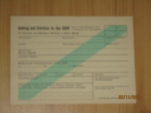 Ddr nostalgie passierschein - ddr,