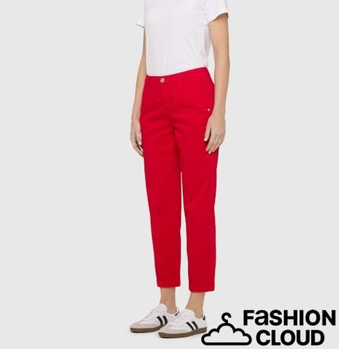 Mac hose chino turn - hose, rot