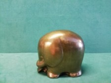 Alter kleiner Elefant Elefantenfigur Massiv Messing 130 Gramm