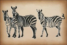 Dekoschild zebras zebra - -,