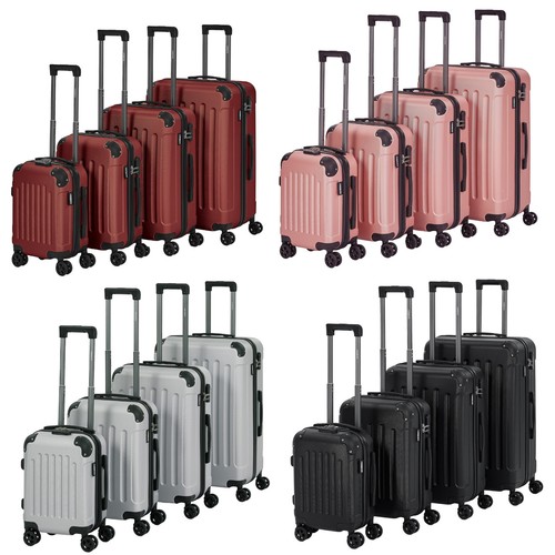 Arebos reisekoffer 4er set - reisekoffer,