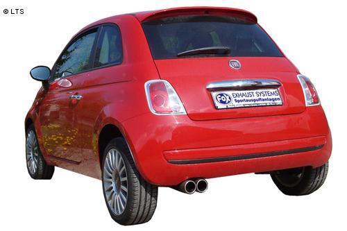 Fox sportauspuff fiat 500 500c - sportauspuff,