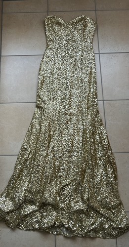 Visal abendkleid gold - visal,
